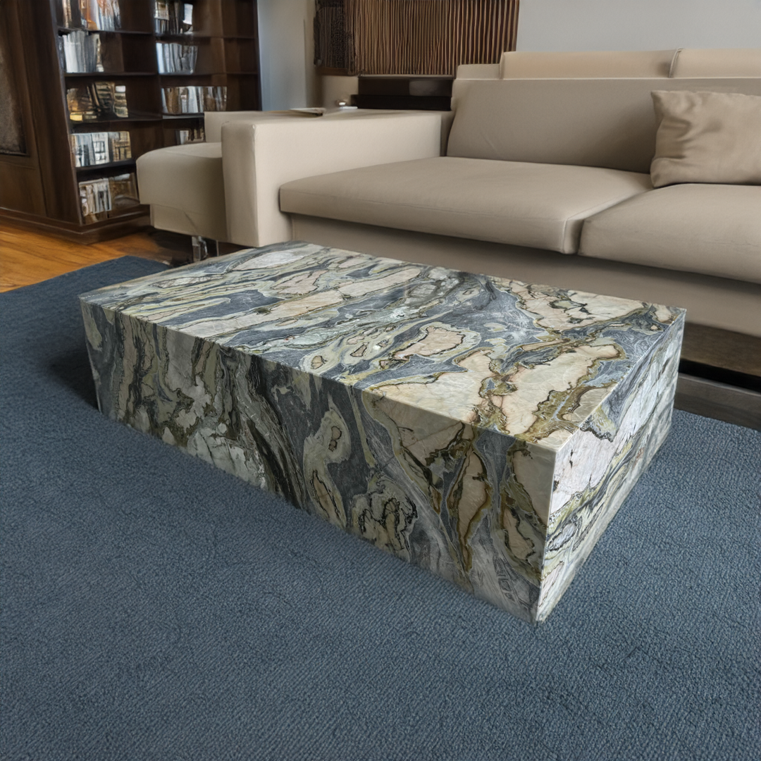 Verde Kameleo Marble Coffee Table