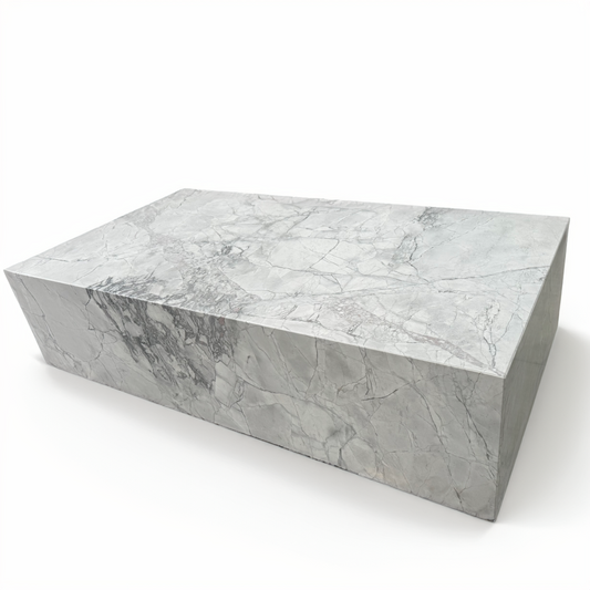 Super White Marble Coffee Table