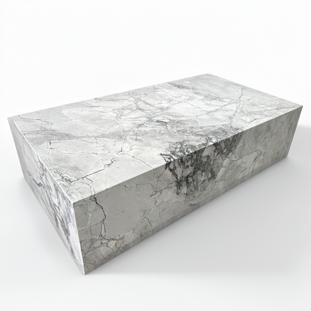 Super White Marble Coffee Table