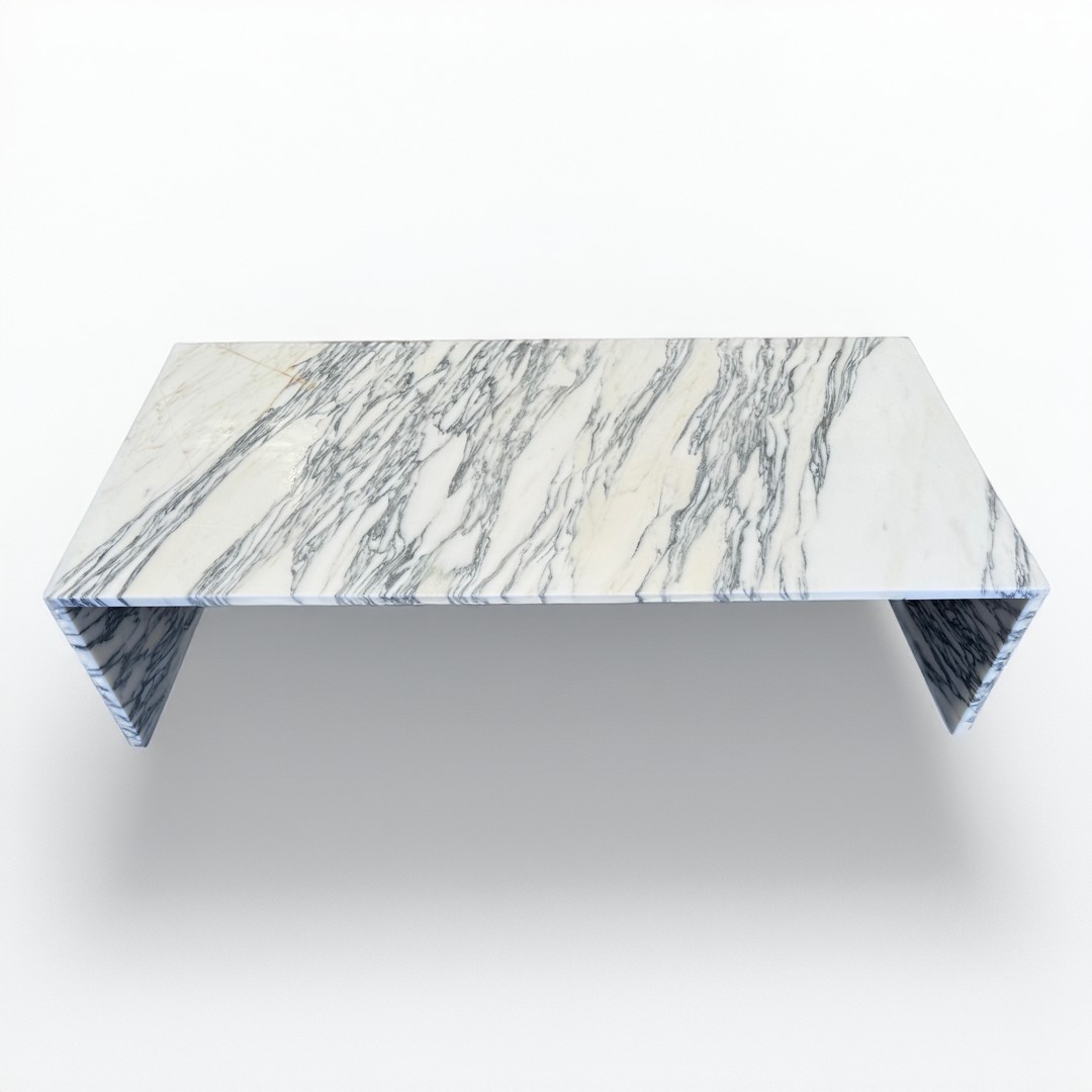 Arabescato Delicato Marble Coffee Table